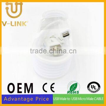 Custom Made Male to Male Usb to Micro Usb for Hard Drive