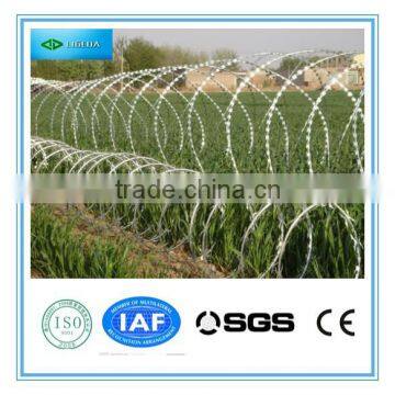 Hot sale Hot dip Galvanized Razor wire/ Concertina Razor barbed Wire