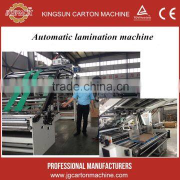 Carton box making machine / automatic corrugated cardboard flute lamination machine