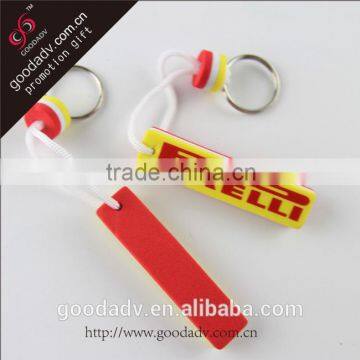 Wholesale custom cheap promotional items foam float key ring