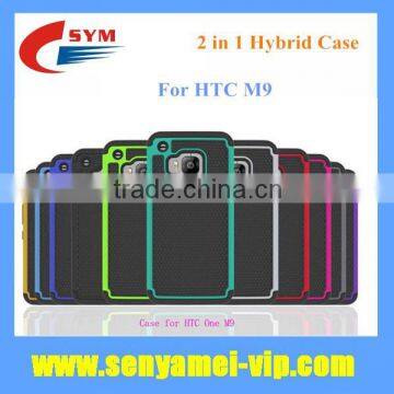 Stylish Design Products For HTC One M9 Case Cover PC TPU Hybrid Shockproof Cases