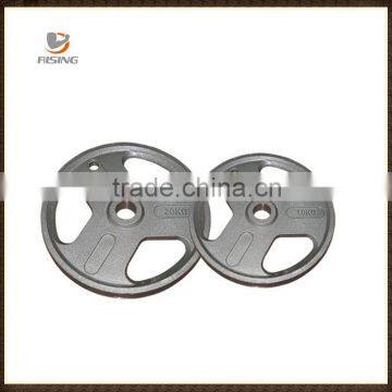 High Quality Hammertone Cast Iron Olympic Plate