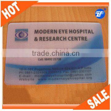 Guangzhou Nice Plastic Transparent Business Cards