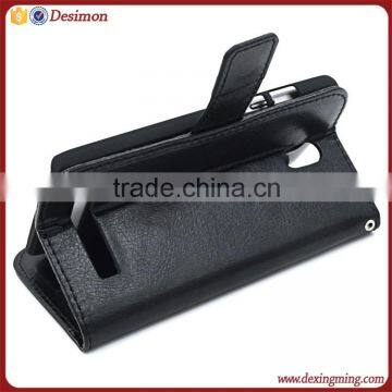 Wholesale cell phone case for htc desire 500 , leather flip cover for htc desire 500