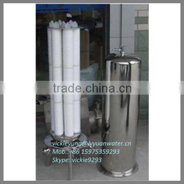 High precission stainless steel core pleated filter cartridge for water treatment