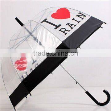 Manual open metal frame environmental protection POE materials umbrella