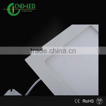 High lumen ultra thin led square mini panel light / led panel 3w 4w 6w 9w 12w