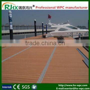 Composite decking solid for extruded composite deck with high quality indoor and outdoor WPC decking floor