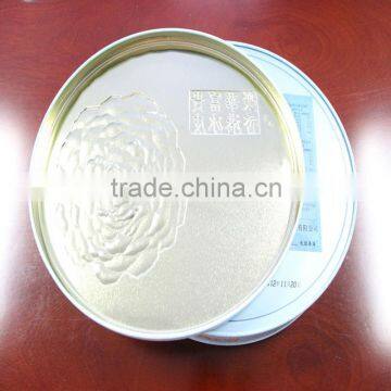 High-grade round tin moon cake boxes