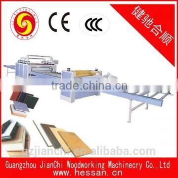 high quality pvc laminating machine on MDF board