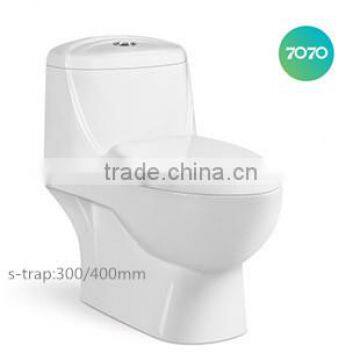 cheap chao zhou siphonic One Piece S-trap water saving toilet 2933