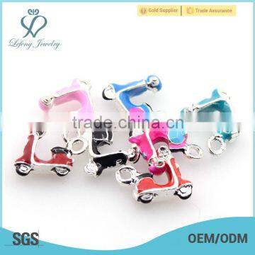 Wholesale Black Motorcycle Design Custom Charms, Zinc Alloy Custom Jewelry Made Charms photo-3