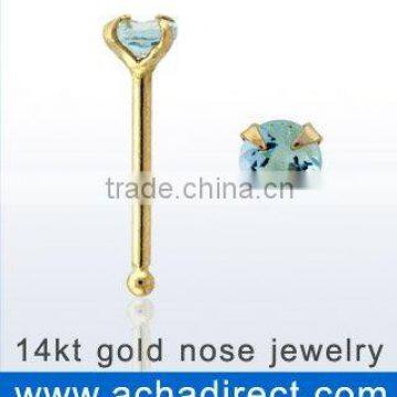 Wholesale 14 ct gold nose jewellery