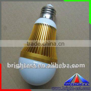 E27 6000K LED Bulb,Golden Color LED Bulb Light