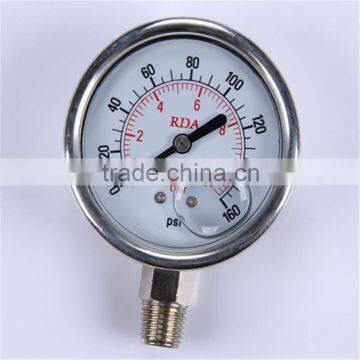 New Design Durable Light Weight Easy To Read Clear Led Double Needle Pressure Gauges