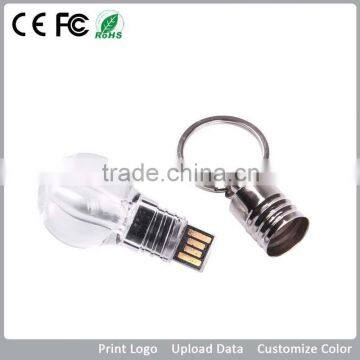 Shenzhen plastic USB flash memory, LED Cob bulb memory stick 1gb-32gb USB flash drive 2.0