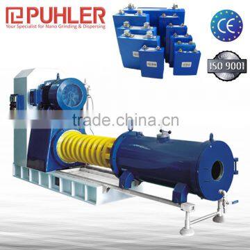 Puhler Lithium Battery Production Horizontal Sand Mill Super Fineness / Disk Mill Machine