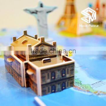 Educational Cardboard World Map 3d Paper Puzzle photo-5