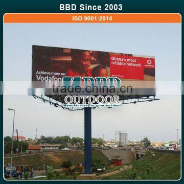 Steel advertising professional nice design billboard stand