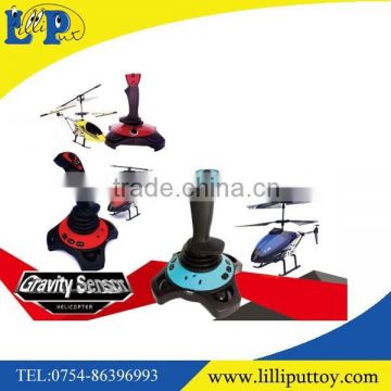 2.4G 3.5ch alloy helicopter with gyro and Gravity Hand Sensor remoter