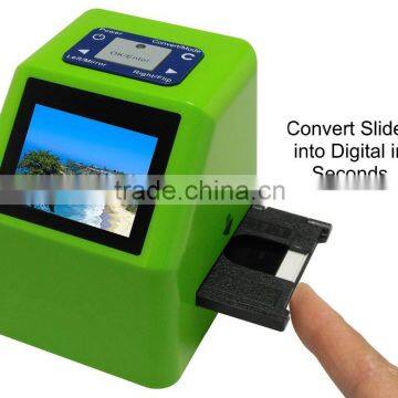 WT-611C 22Mp Max Resolution Film Scanner Portable Size and 2.4" Screen USB Powered No Need Battery
