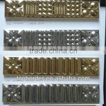 CERAMIC GOLDEN BORDERS DECORATED WALL TILES photo-2