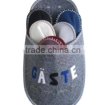 good quality indoor felt slipper set