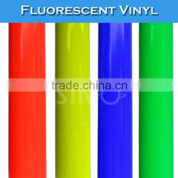 SINO Fluorescent Color Vinyl Self Adhesive Sticker For Computer Cutting