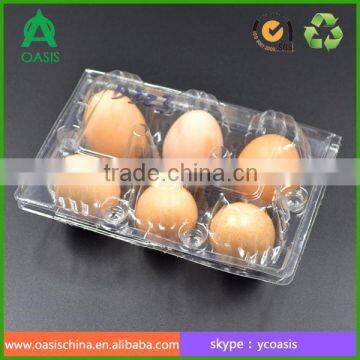 6 8 10 caves clear xplastic egg tray box