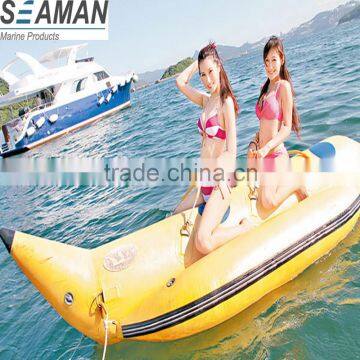 0.9mm PVC Tarpaulin 3 Air Chambers Inflatable Water Games Flyfish Banana Boat