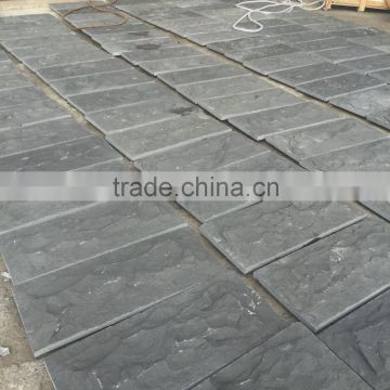 Mushroom Black Basalt Stone Cladding Wall Stone