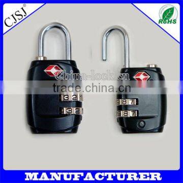 2015 Fashion Design Zinc Alloy Combination Tsa Luggage Lock /zinc alloy lock