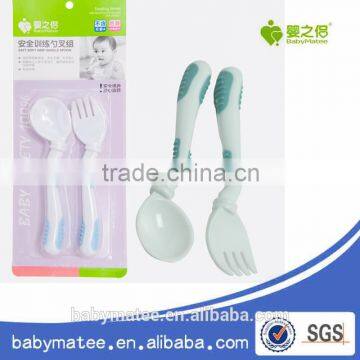 Babymatee for children plastic lunch fork and spoon