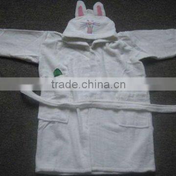 100% cotton bathrobe for adult and kid