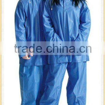 waterproof plastic pvc rainsuit rainwear