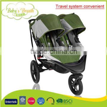 BS-43B travel system convenient high quality softtextile baby stroller twins 2014                        
                                                Quality Choice