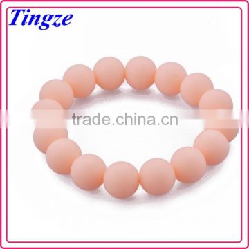 Beautiful silicon bead bracelet,wholesale silicon bracelet