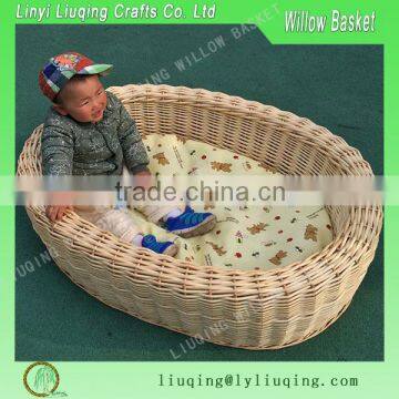 baby sleeping willow baskets