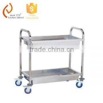 Stainless Steel Clearing Trolley with Deep Bowl