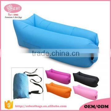 2016 New Colorful Outdoor Sleeping Air Bag Lazy Bag Fast Inflatable Air Bed Hangout Sofa photo-3