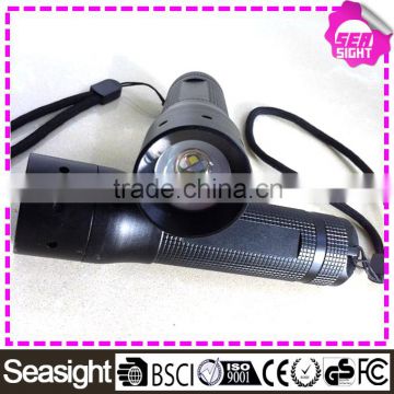 led strong light flashlight, Aluminium Q5 zoom strong light flashlight