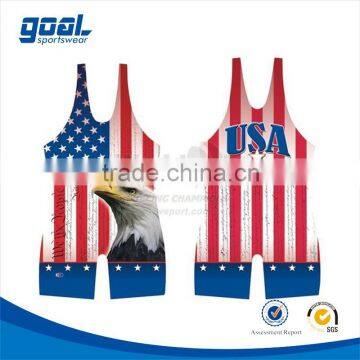 New custom sumo suits wrestling digital printing usa compression wrestling singlet