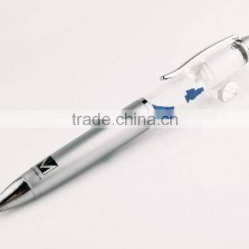 Liquid Floating pen in Ballpoint pens Plastic silver