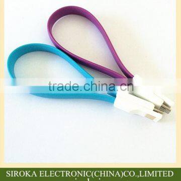 Colorful V8 Connection Flat Micro USB Cable, Jelly Flat Micro Usb Charging Cable for Mobilephone photo-2