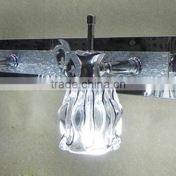 Glass Aluminium 2 Light Wall Sconces/mirror Lamp Contemporary photo-4