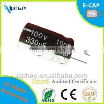 High quality aluminum electrolytic capacitor e-cap 330uf