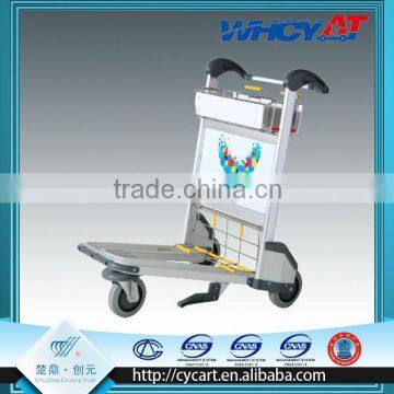 Light weight airport luggage trolley for Guangzhou Baiyun Airport