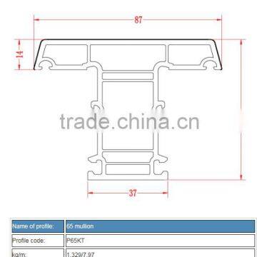 Upvc Profile Door and Window /extruded Window Mullion photo-2