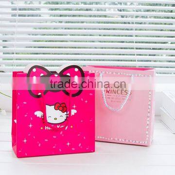 pink silks hello kitty beauty fish paper Gift Bag Medium for kids/children