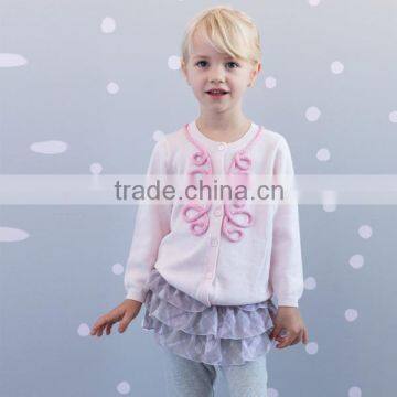 DB1184 dave bella autumn 2014 girls sweater infant clothes children cardigan kids children sweater clothes baby cardigan